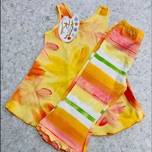 Boutique Balu girls 2 pc set NWT size 5